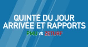 ARRIVEE ET RAPPORT QUINTE DU JOUR
