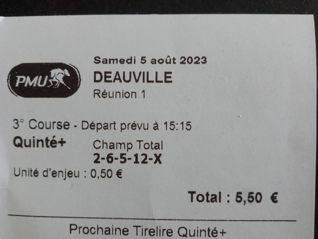 Pronostic quinté gagnant pour le ticket du patron !