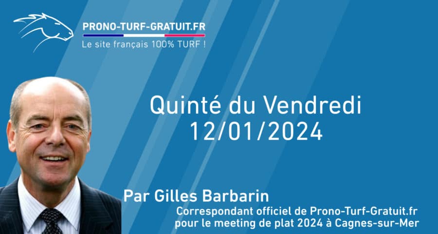 Gilles Barbarin pronostics et infos