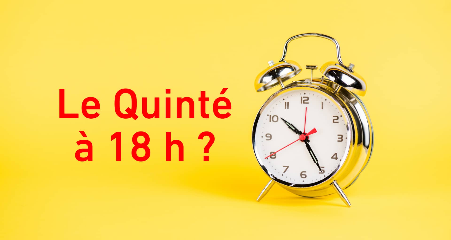 Pourquoi le quinté démarre à 18h00 cet été au PMU ?