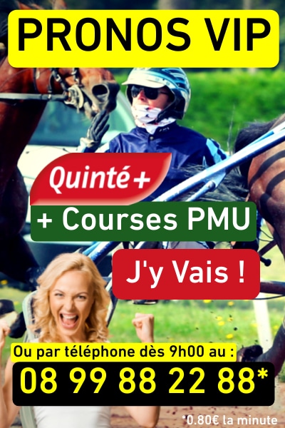 Dernière minute du quinté plus courses PMU du jour