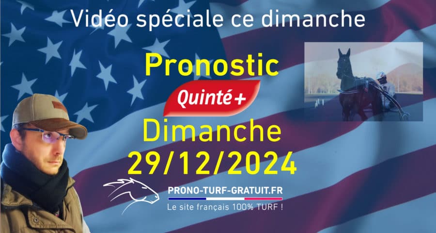 Prono spécial qualification au Prix d'Amérique 2025 avec vidéo longue