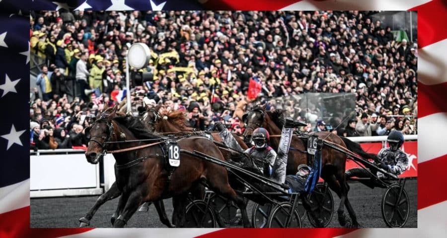 L'arrivée du Prix d'Amérique 2025. Crédit Photo : Ouest France