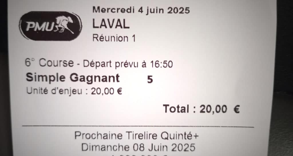 Encore un Cheval du jour VIP gagnant à 10 contre 1 Encore un Cheval du jour VIP gagnant à 10 contre 1
