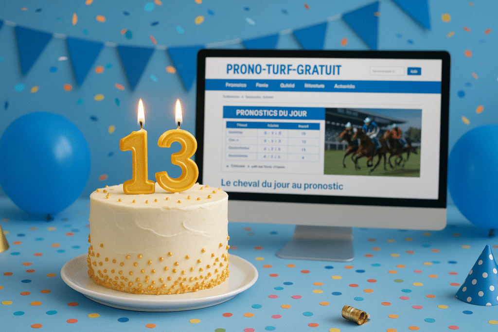 PronoTurf. Anniversaire des 13 ans
