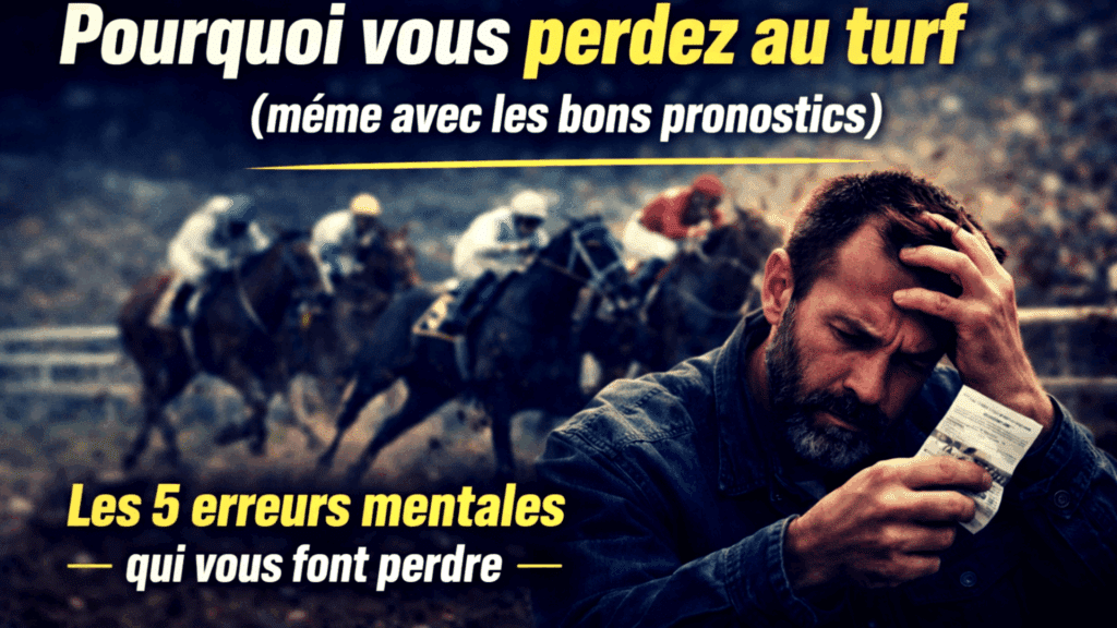 Turf. Voici les 5 erreurs qui vous font perdre