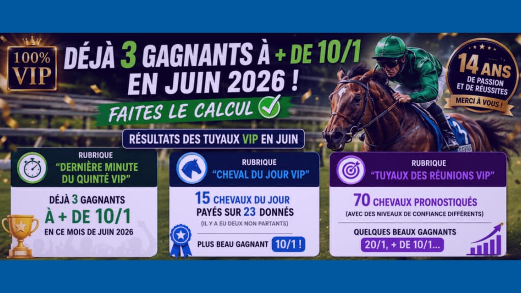 Les tuyaux VIP des turfistes gagnants