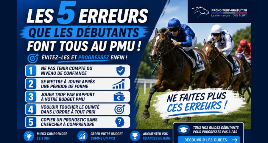 Eviter les erreurs de débutant au PMU